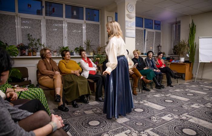 svg+xml;charset=utf-8,%3Csvg%20xmlns%3D Заседание Клуба деловых женщин. Встреча с белорусским  дизайнером Татьяной Романовской.