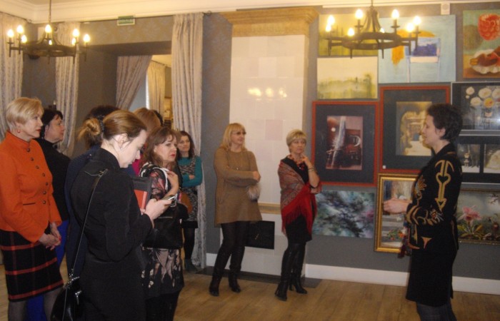 svg+xml;charset=utf-8,%3Csvg%20xmlns%3D Заседание Клуба деловых женщин  в салоне-галерее ГРАЙ-кафе